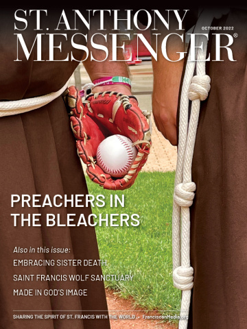 St. Anthony Messenger featuring Casey Cole, OFM