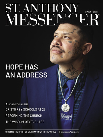 Sampling of the August issue of St. Anthony Messenger
