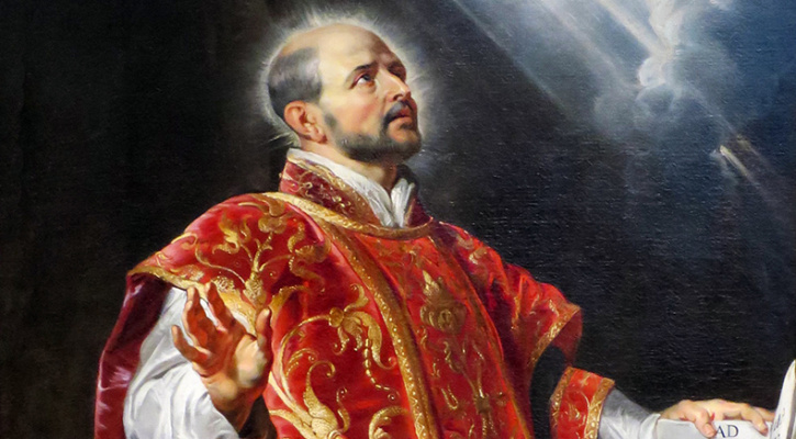 Painting of Saint Ignatius of Loyola