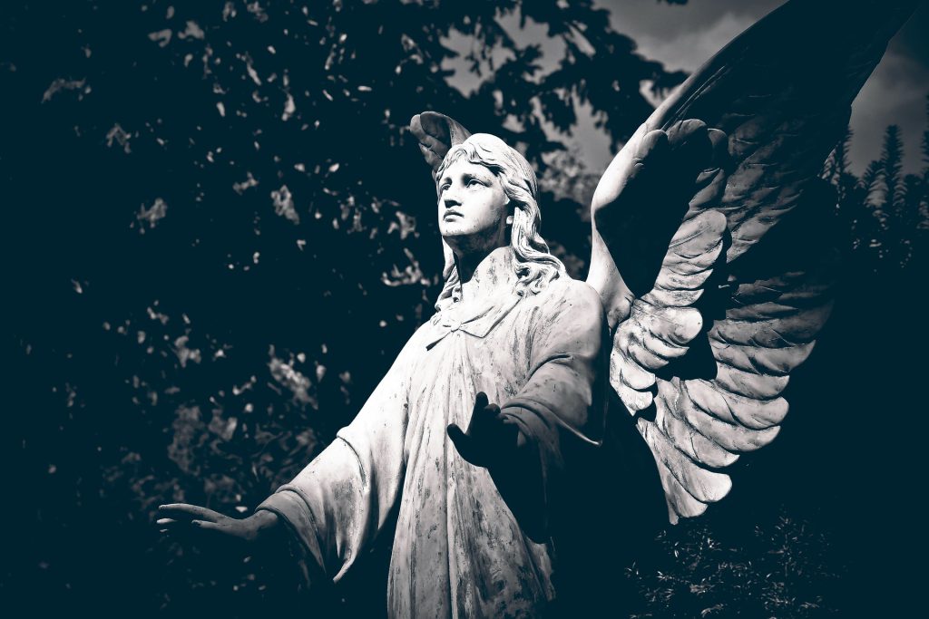Angel in a cemetery